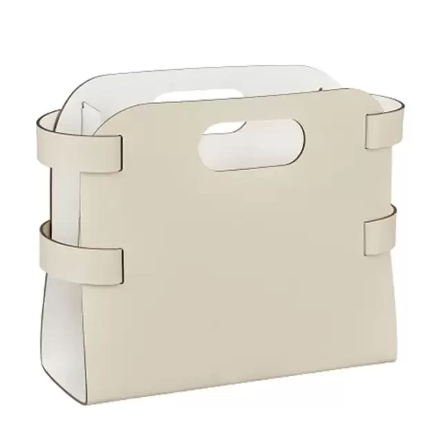 ADJ Журнальница, 16x36xH25 см., цвет: панна котта/белый