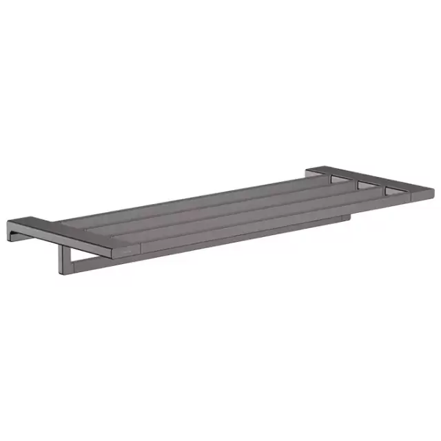 Hansgrohe AddStoris Полка для полотенец 44.5см., цвет: шлифованный черный хром