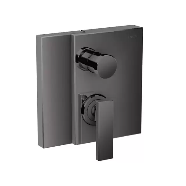 Axor Edge Смеситель для ванны, встраиваемый, внешняя часть, цвет: черный