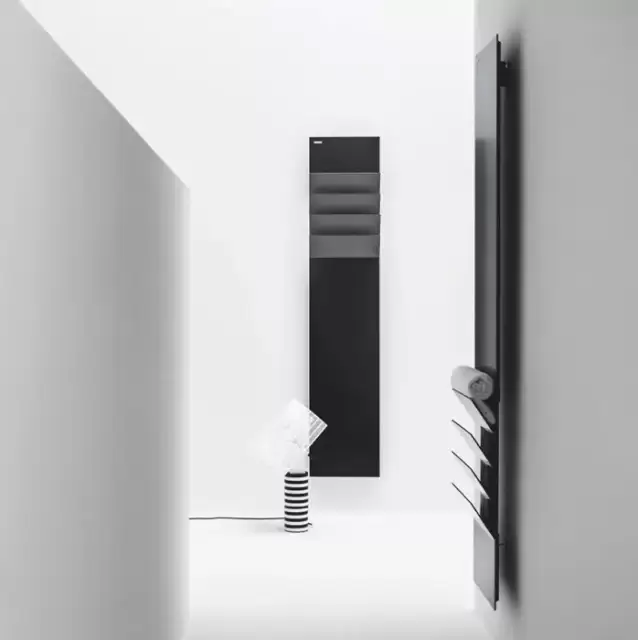 Antrax Flaps Полотенцесушитель электрический 35x171H см, 500ВТ, цвет: черный матовый