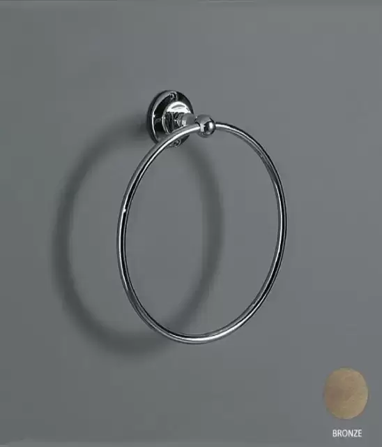 SIMAS Accessori Полотенцедержатель-кольцо 22см., подвесной, цвет: бронза