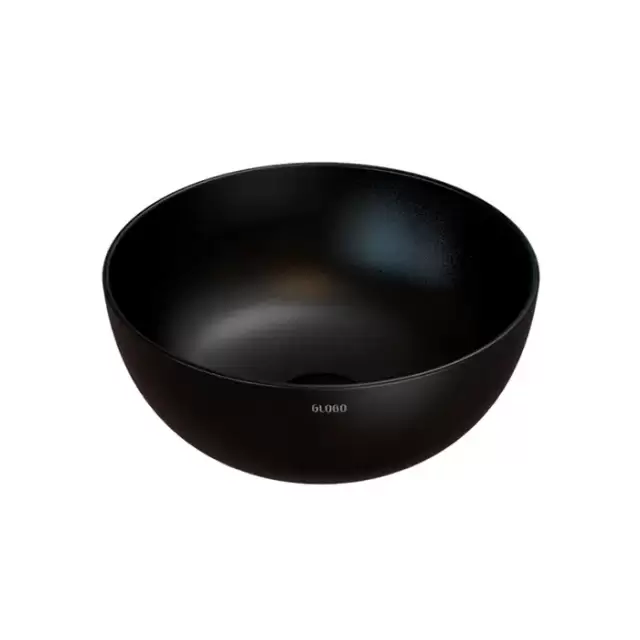 Globo T-Edge Раковина-чаша накладная 37xh16см, цвет: черный матовый