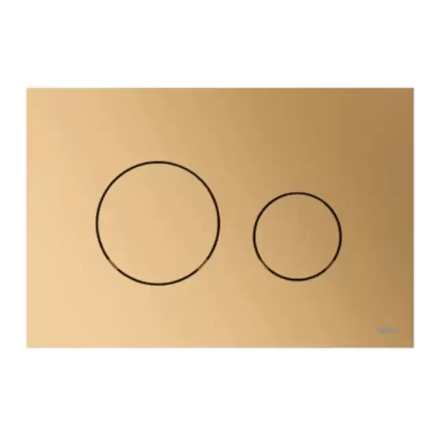 TECEloop Клавиша смыва унитаза для системы двойного смыва, цвет: латунь металлик