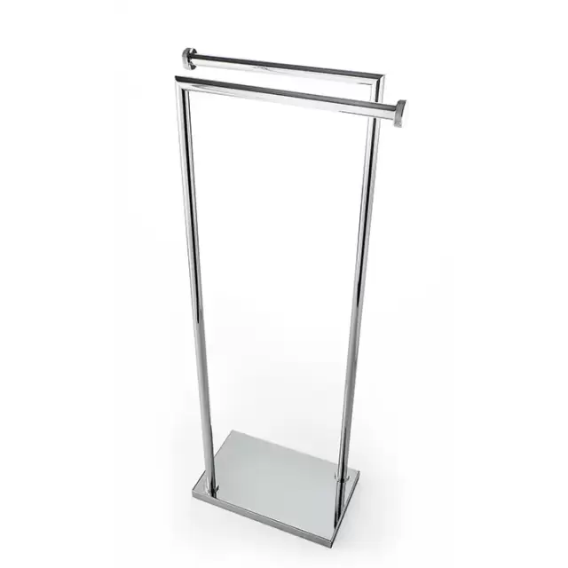 3SC Ribbon Напольная стойка с 2 полотенцедержателями 30х18хh83см, цвет: хром