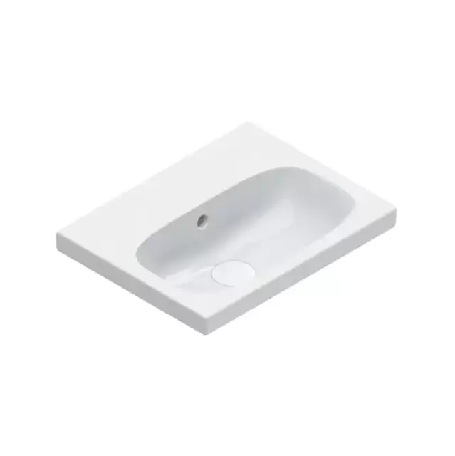 Catalano Alvea Раковина 45х35см., подвесная или на мебель, без отв., цвет: белый глянцевый.