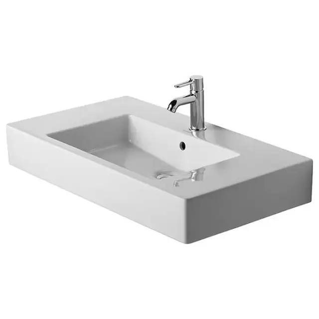 Duravit Vero Раковина для мебели с перел., с 1 отв. под смес., 85х49см., цвет: белый