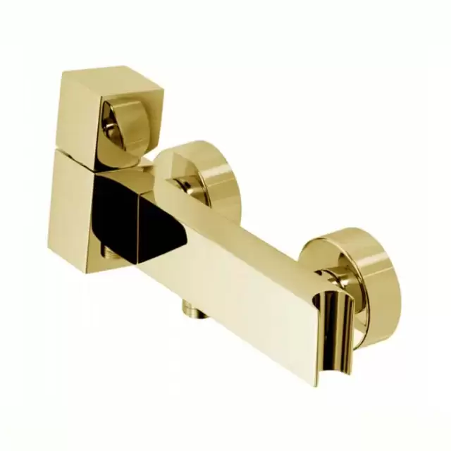 Bossini Cube Смеситель наружный для душа с выходом на 1/2&rdquo;, цвет: золото