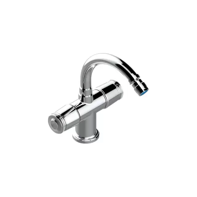 THG CORVAIR FIOR DI BOSCO Смеситель для биде на 1 отверстие, 2-х вентильный, с донным клапаном, цвет: хром