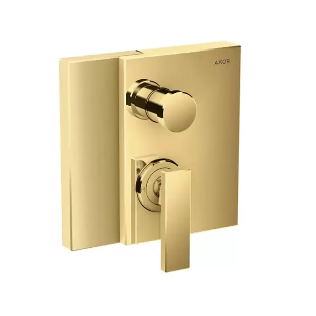 Axor Edge Смеситель для ванны, встраиваемый, внешняя часть, цвет: золото