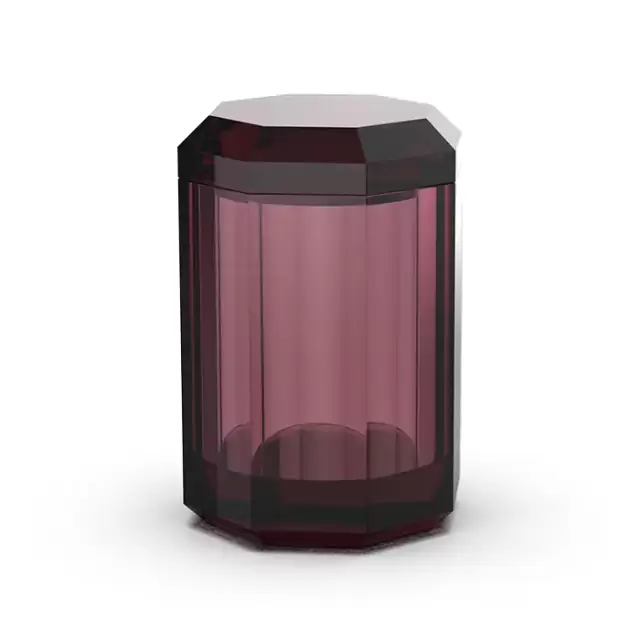 Decor Walther KR BMD Kristall Коробка универсальная, с крышкой, цвет: Rich Burgundy