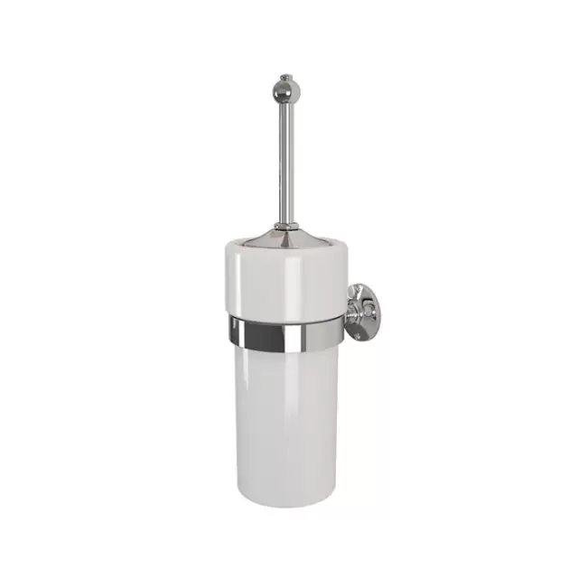 Devon&Devon Cavendish Ерш для унитаза, подвесной, цвет: белый/хром