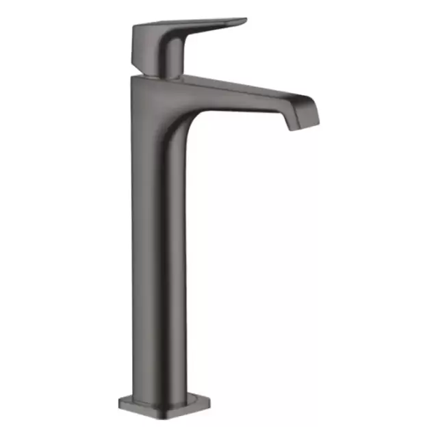 Axor Citterio E Смеситель для раковины 250, на 1 отв., высокий, с донным клапаном, цвет: шлифованный черный хром