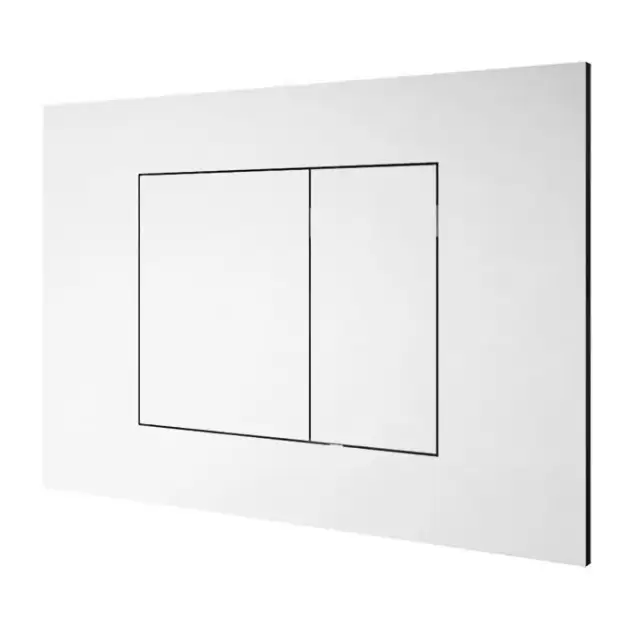 Almar Клавиша двойного смыва для бачков Geberit/TECE, цвет: белый матовый