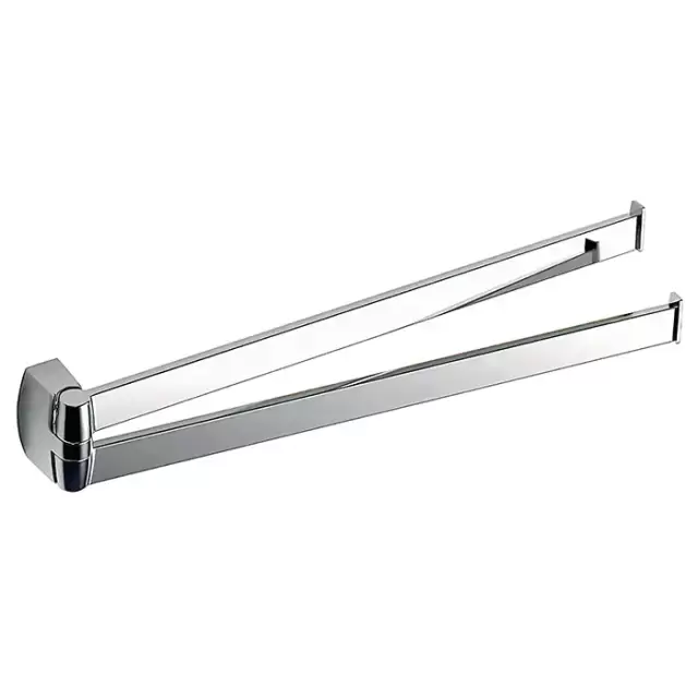 Colombo Trenta Полотенцедержатель 35см, двойной, цвет: хром