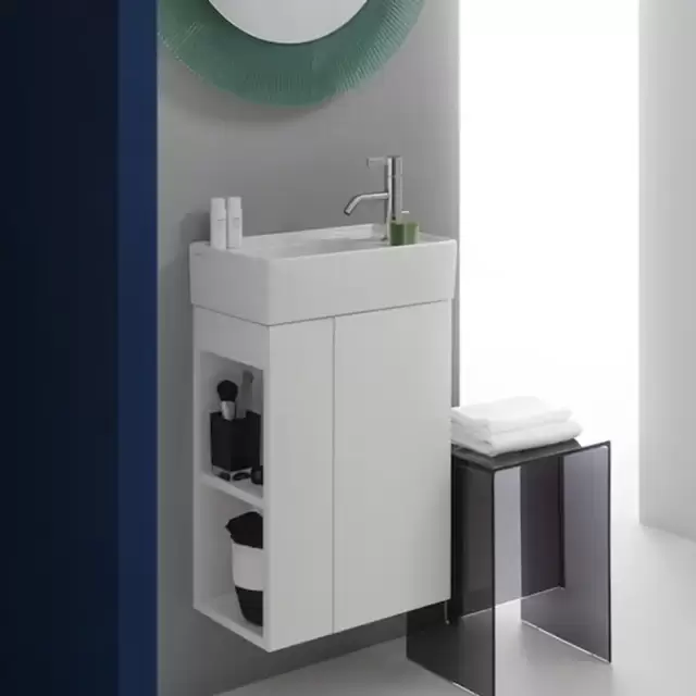 Laufen Kartell Раковина 46х28х12 см, 1 отв., без перелива, покрытие LLC, цвет: белый