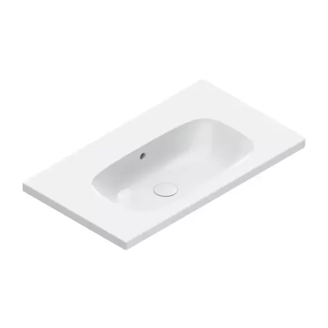 Catalano Alvea Раковина 80х46см., подвесная или на мебель, без отв., цвет: белый глянцевый