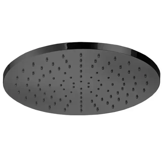 Almar Round Верхний душ &Oslash;30см., настенный, круглый, латунь, цвет: Gun Metal Brushed PVD