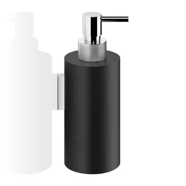 Decor Walther Club WSP3 Дозатор для мыла, подвесной, цвет: черный матовый / хром