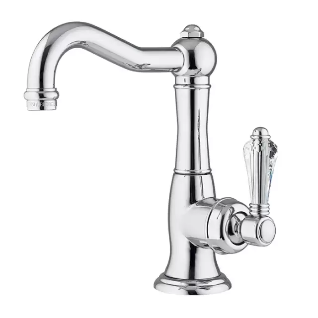 Nicolazzi Cristallo Смеситель для раковины однорычажный, с донным клапаном, цвет: хром