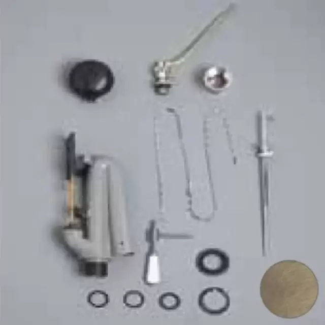 SIMAS Arcade Механизм слива со штоком, ручкой и цепочкой, цвет: бронза