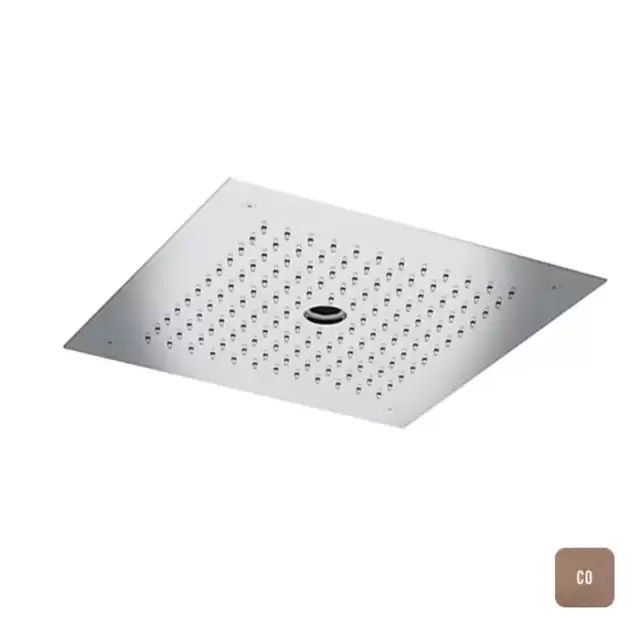 Almar Built-in Встраиваемый верхний душ 38х38 см, 2 типа струи, цвет: медь брашированная PVD