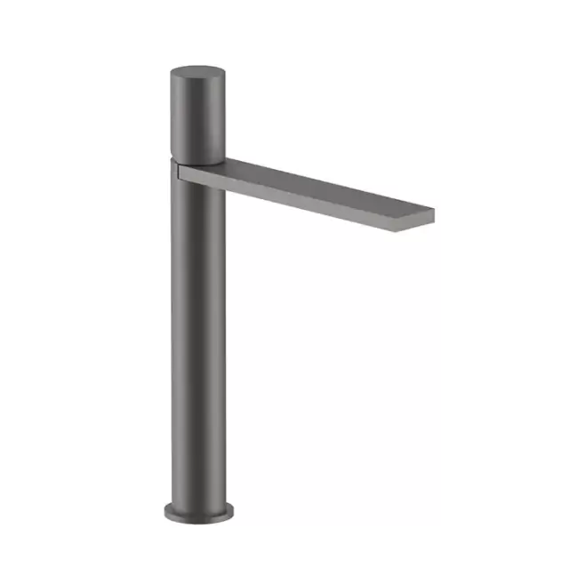 Fantini Milano Смеситель для раковины, 1 отв., излив: 220 мм, цвет: Matt Gun Metal PVD