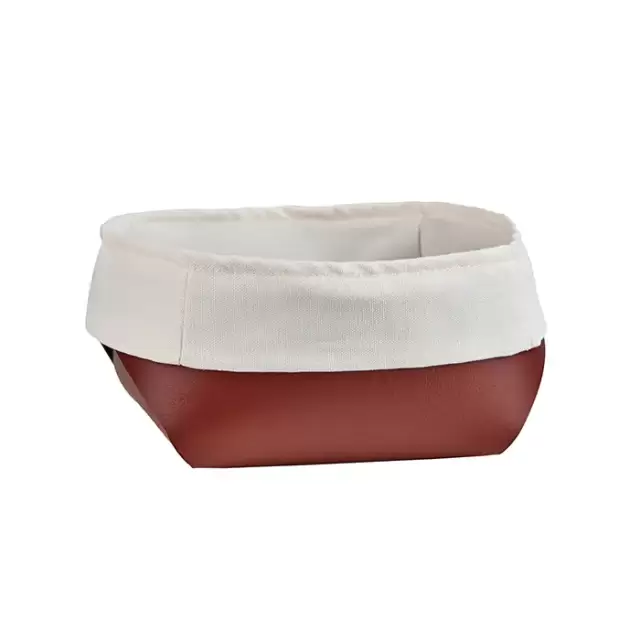 ADJ Корзина для хлеба, 15x15xH7 см., цвет: бордо/коньяк