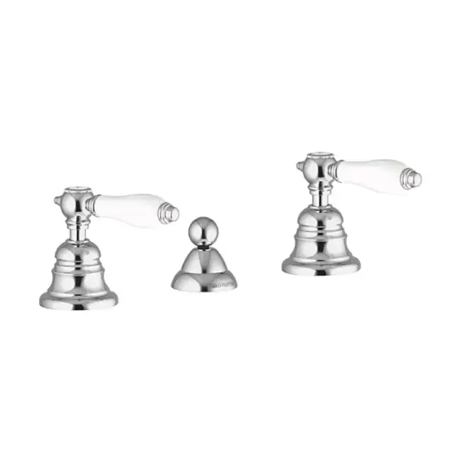 Carlo Frattini Herend, Cмеситель для биде, на 3 отв., цвет: хром