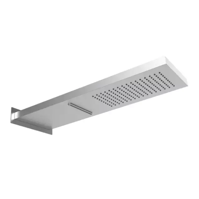 Almar Smart Dual Flow Верхний душ, 53.7х16.5см., настенный, 2 режима, цвет: Mirror Stainless Steel