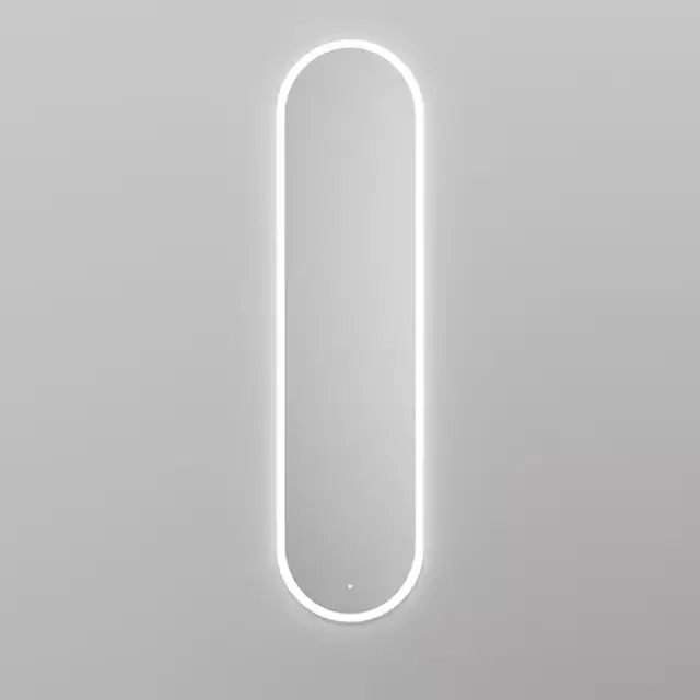 Salini Armonia Зеркало для ванны 45х178.5х2.5см., фоновая и фронтальная подсветка 3в1, сенсорный выключатель, крепления, без подогрева