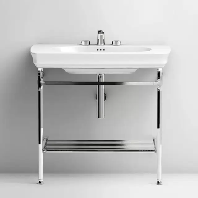 Artceram CIVITAS Структура металлическая 90х50см Quadra, полка решетка металлическая, напольная, цвет: хром