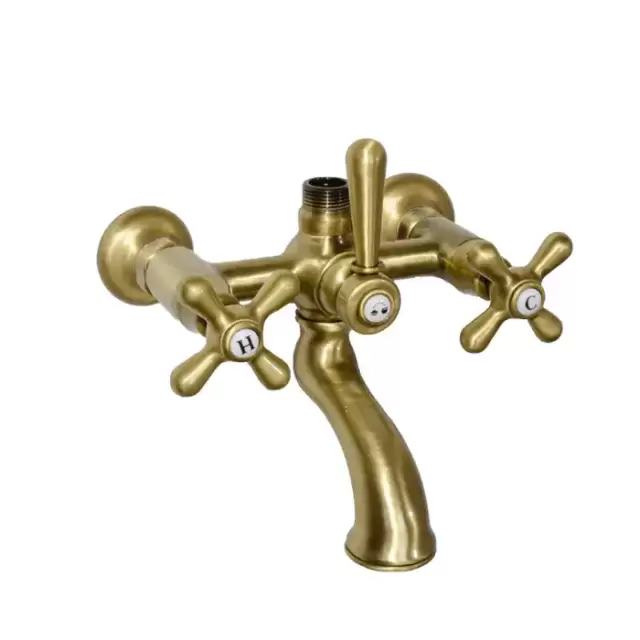 Nicolazzi Nuova Brenta Смеситель для ванны, с переключателем ванна/душ, вывод сверху 3/4" (для душ. стойки), цвет: бронза