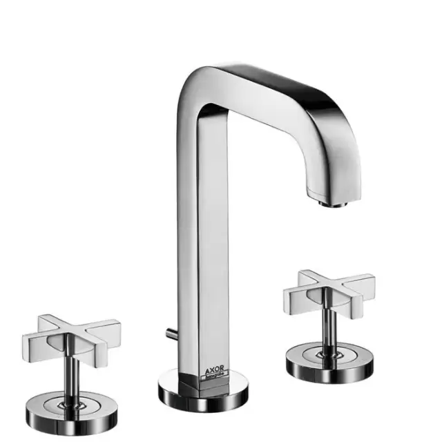 Axor Citterio Смеситель для раковины на 3 отверстия, ручки крестиком, цвет: хром