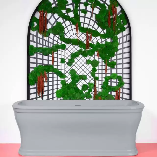 Artceram Civitas Ванна 180х85х65см., отдельностоящая, цвет: серый глянцевый