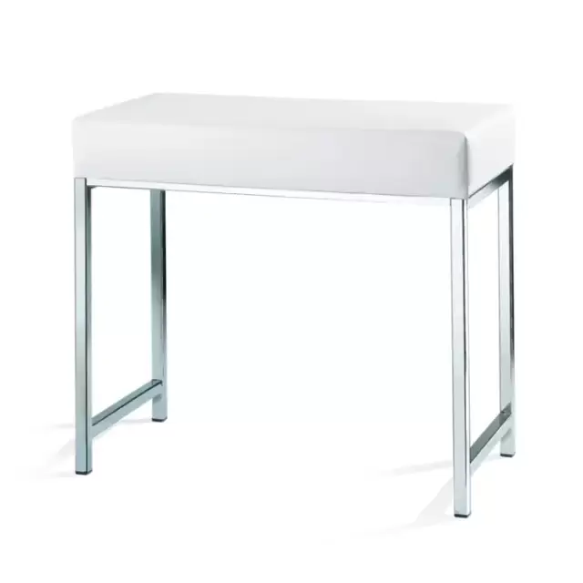 Decor Walther DW 66 Скамья 60x30x52см, напольная, цвет: хром / белый