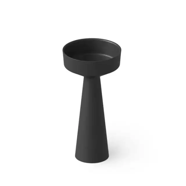 Dea Design Pedestal Basin Раковина 42.5х42.5х85см., напольная, без отв., Solid Surface, цвет: Black №16