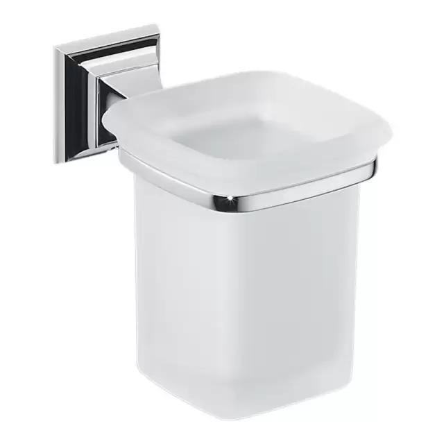 Colombo Portofino Стакан подвесной, цвет: хром/матовое стекло