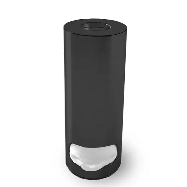 3SC Metal Tonda Контейнер для ватных дисков, настольный, цвет: черный матовый