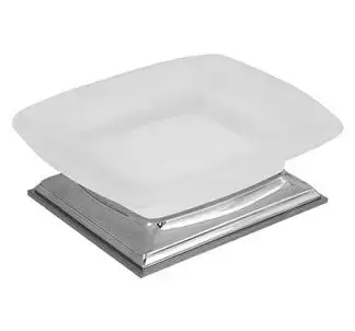 Colombo Portofino Мыльница настольная, цвет: хром/матовое стекло