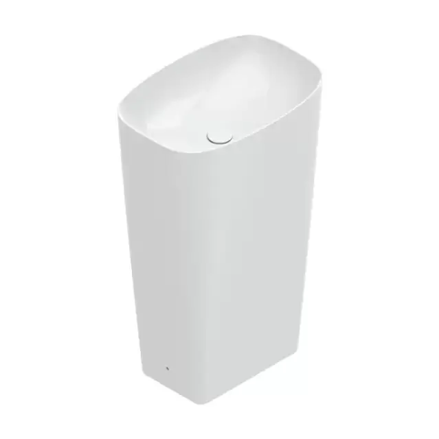 Catalano Green Раковина 55х38см., отдельностоящая, слив в пол,  цвет: белый глянцевый