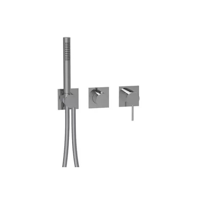 Almar Modular Смеситель для ванны, настенный, с ручным душем и шлангом, цвет: хром