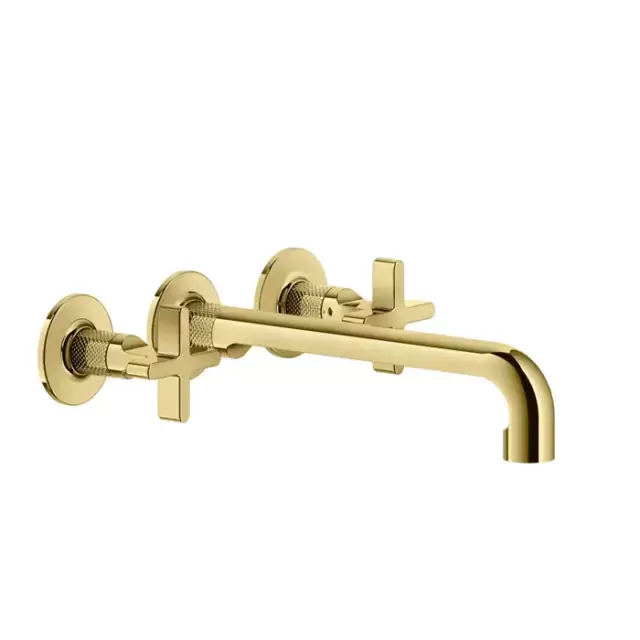 Gessi Inciso Смесителя для раковины, встраиваемый, без донного клапана. внешняя часть, цвет: золото