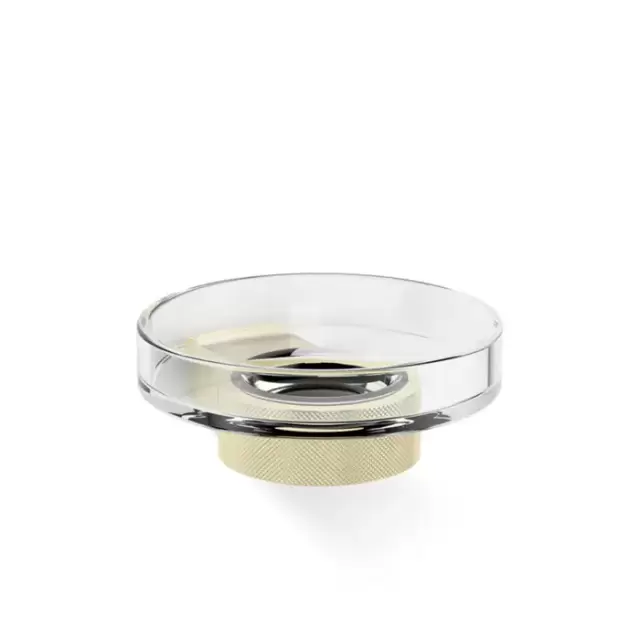 Decor Walther Club WSS Мыльница подвесная, прозрачное стекло, цвет: золото матовое