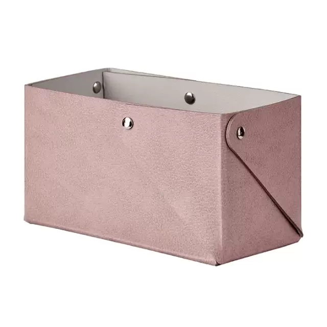 Colombo Adj Коробочка MIU, 7x14H8 см , цвет: пепельная роза/устричный