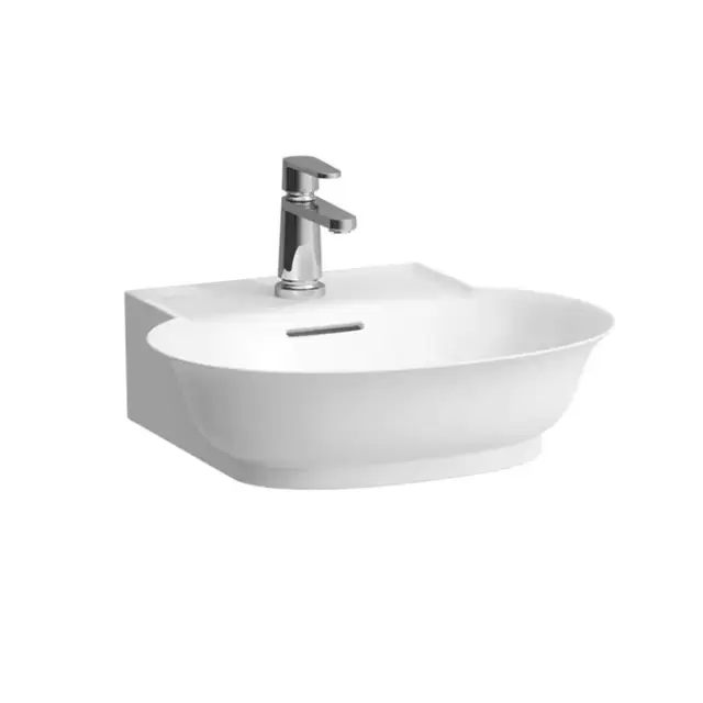 Laufen New Classic Раковина-мини 50х45х17 см, 1 отв., накладная, с переливом, цвет: белый матовый