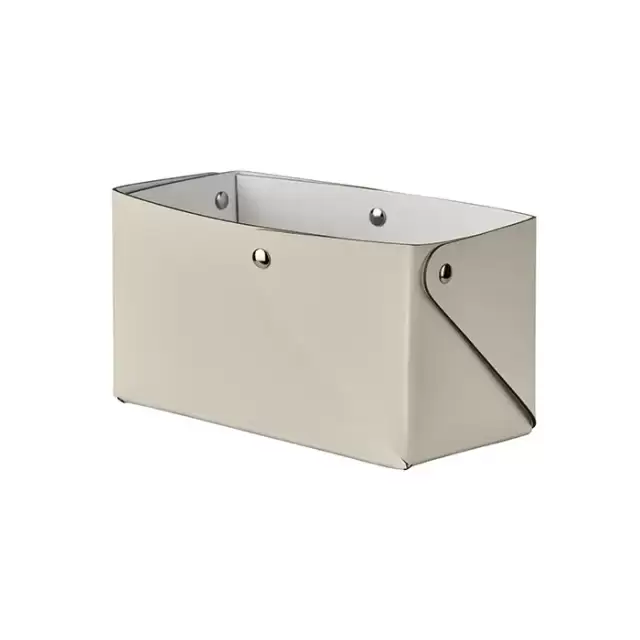 Colombo Adj Коробочка MIU, 7x14H8 см , цвет: панна котта/белый