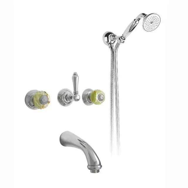 Nicolazzi Onice Смеситель для ванны с изливом из стены встраиваемый, цвет: хром