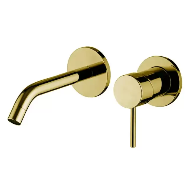 Fima Carlo Frattini Spillo Up Cмеситель для раковины, встраиваемый, излив: 16см., цвет: золото