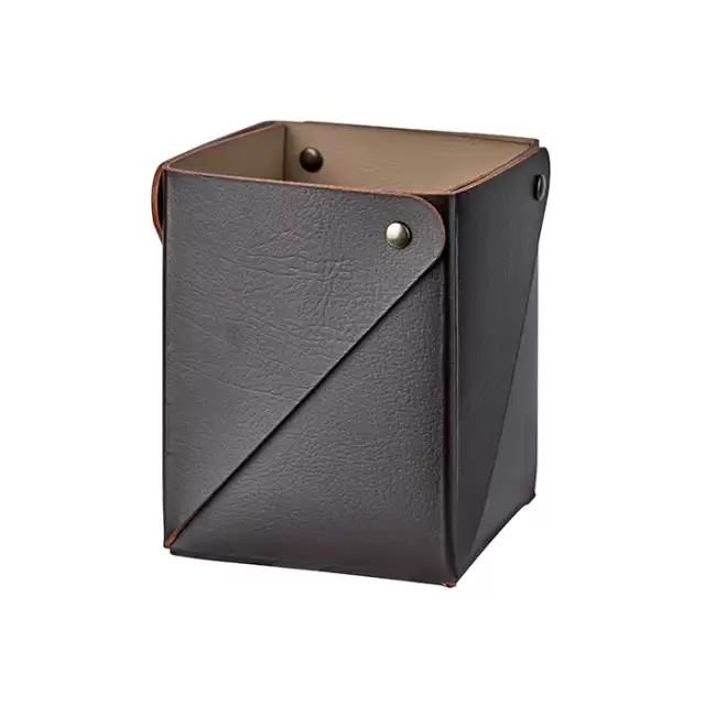 Colombo Adj Коробочка MIU, 7x7xH8 см , цвет: шоколад/капучино