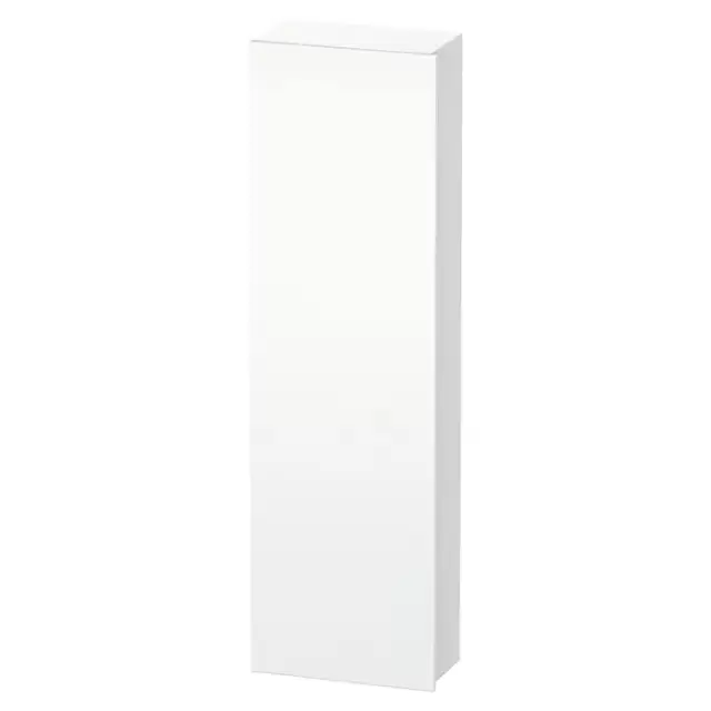 Duravit DuraStyle Шкаф 40х24х140см., подвесной, левый, 1 дверь, 4 стеклянные полки, цвет: белый матовый